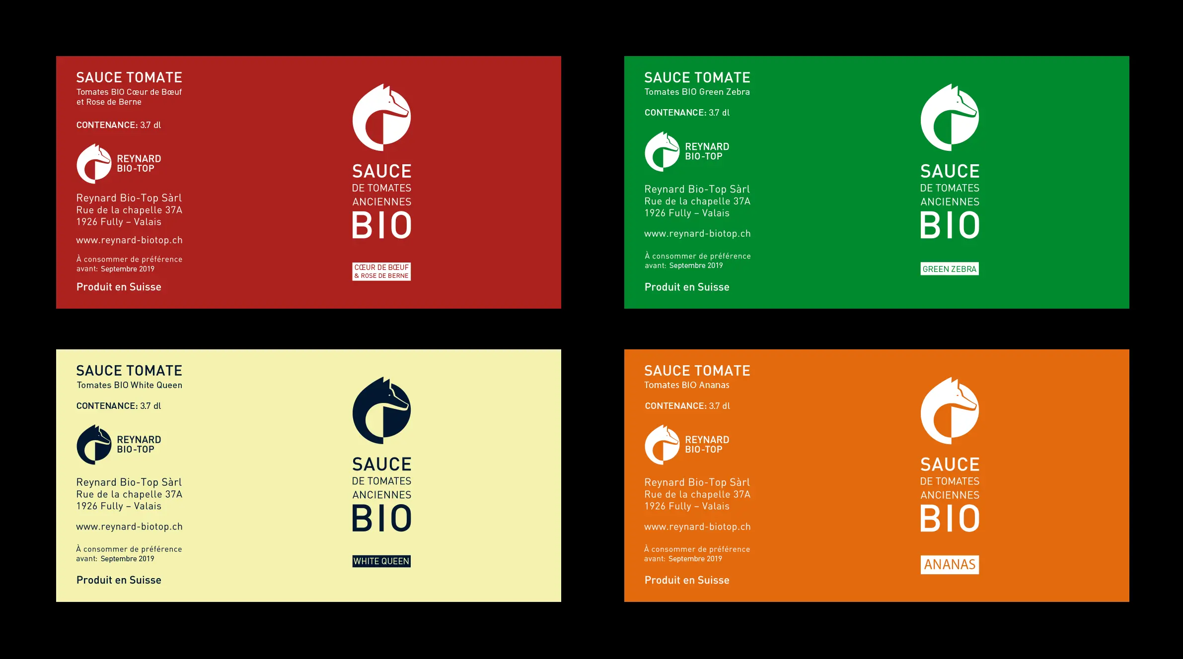 étiquette sauce tomate